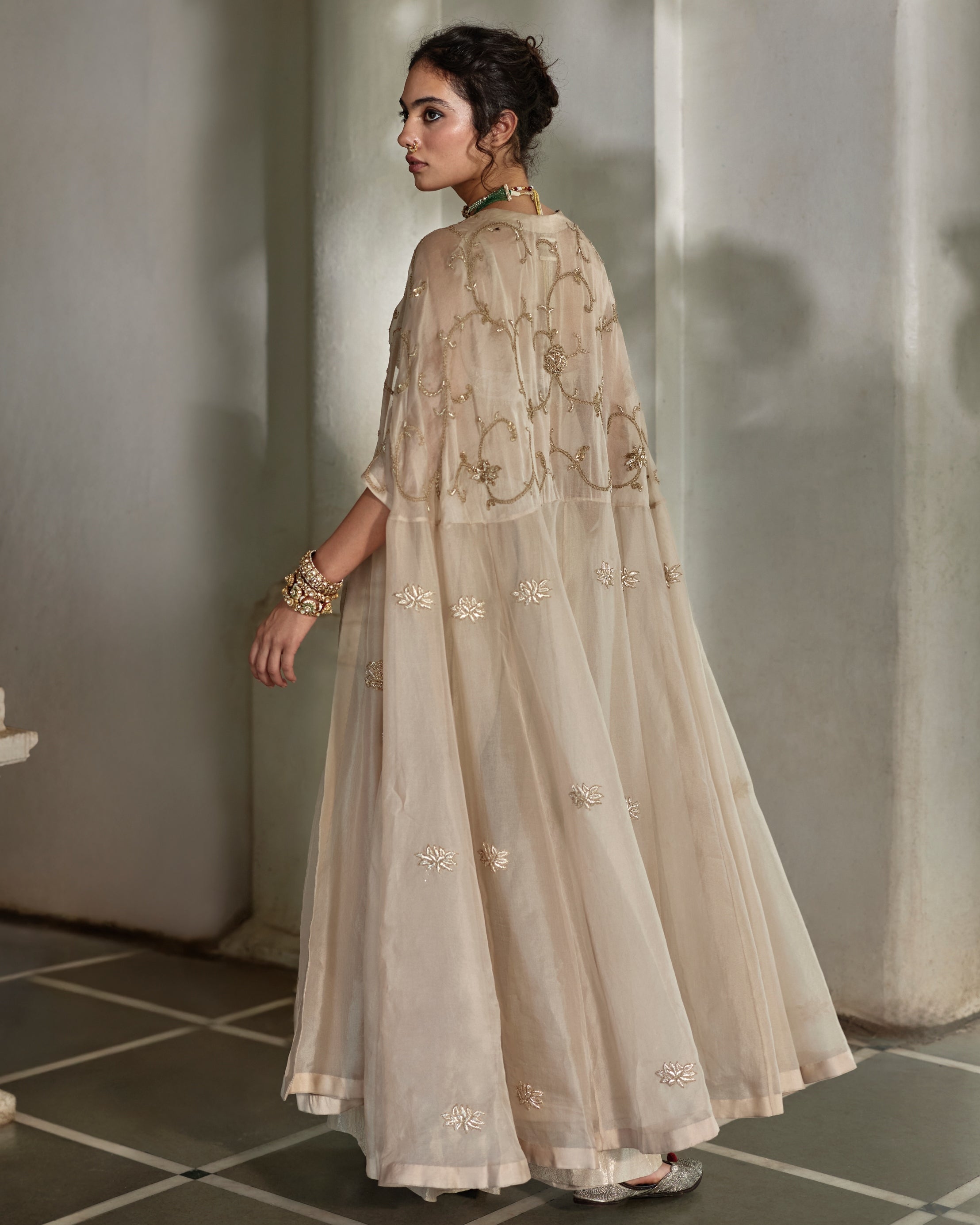 Aira Cape Palazzo Set