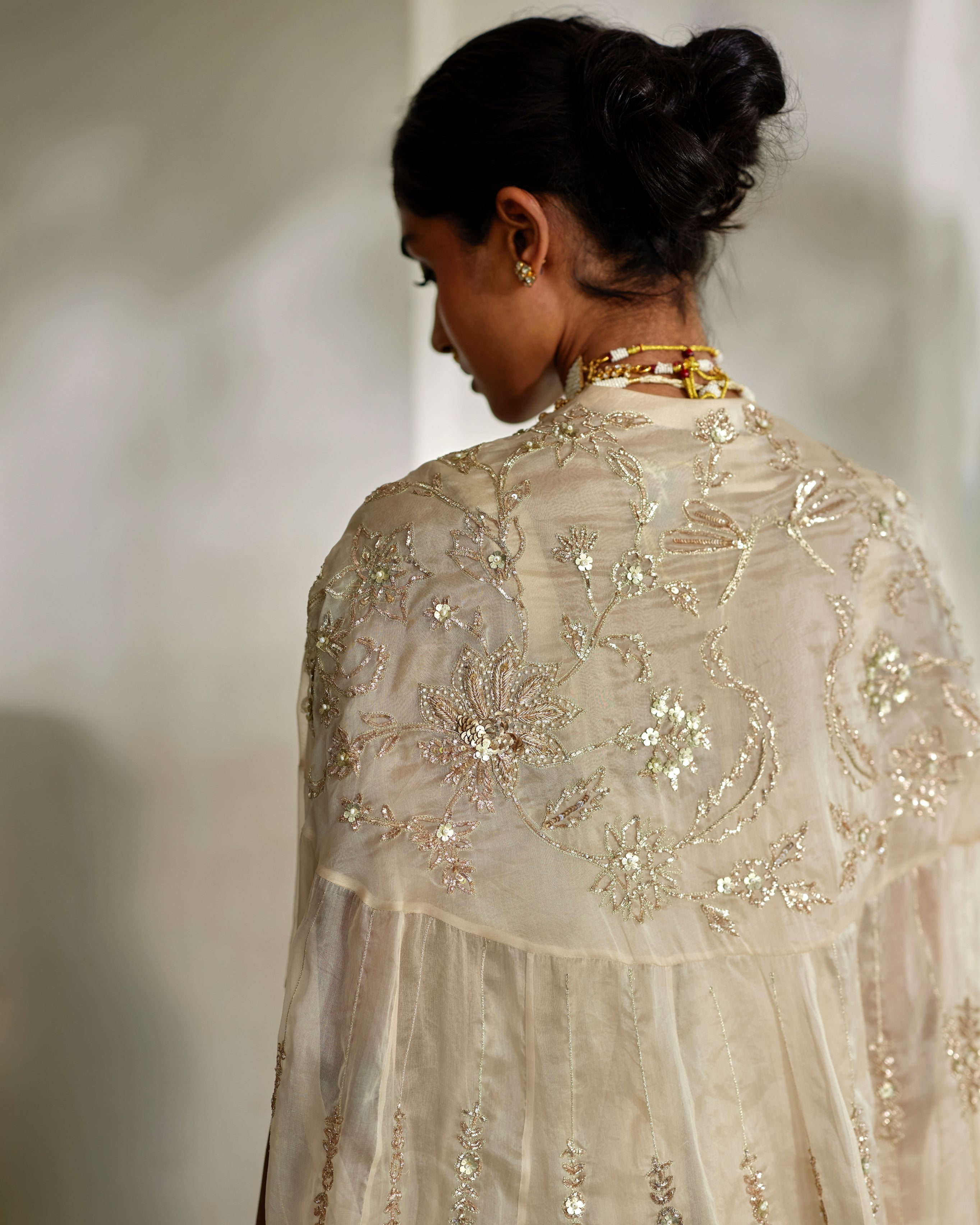 Lumi Cape Anarkali Set