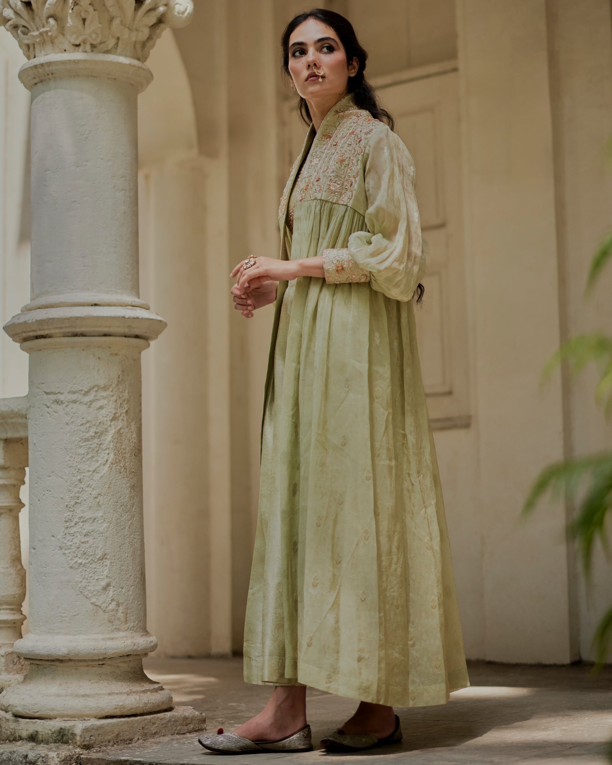 Solene Palazzo Jacket Set