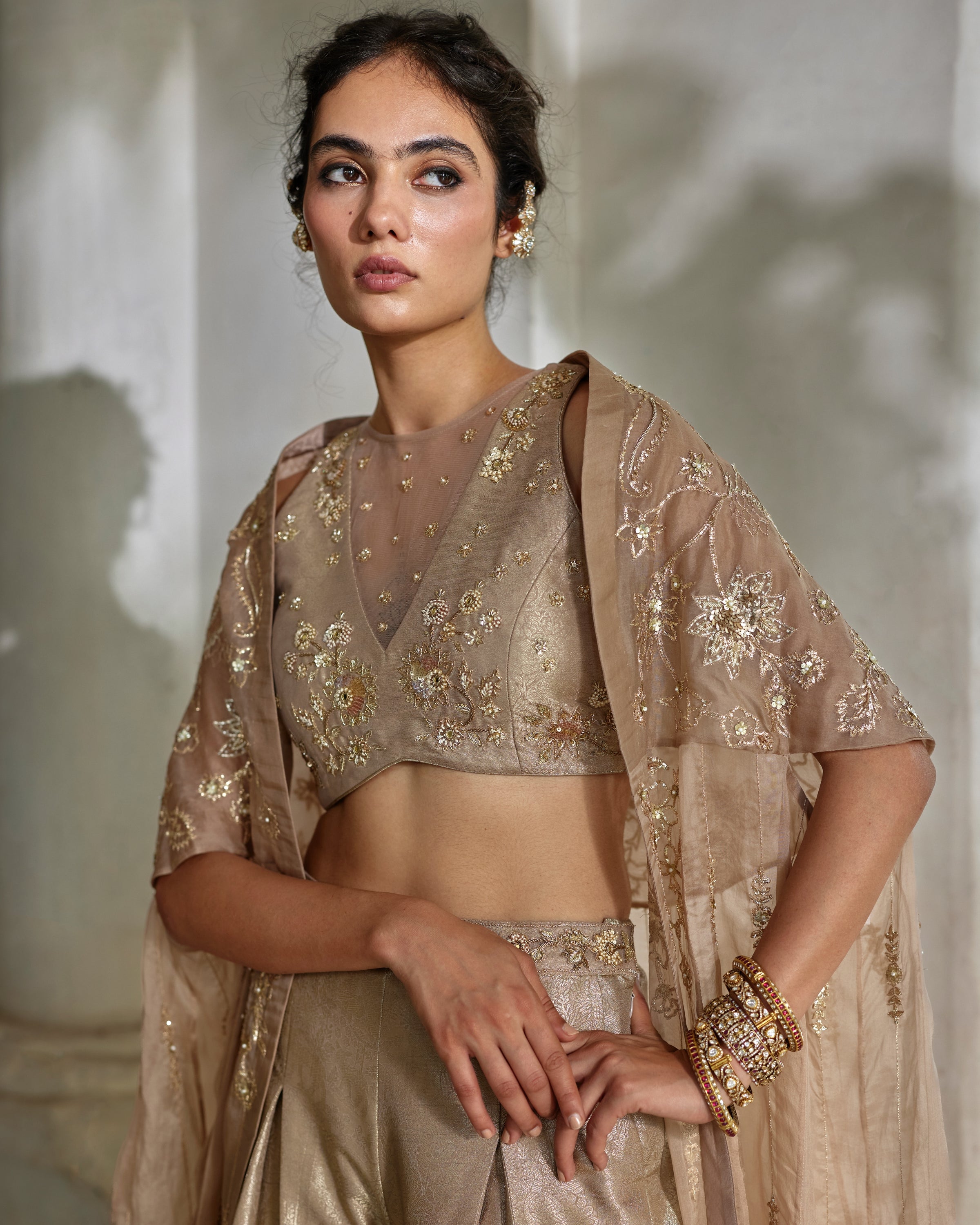 Lyra Cape Trouser Set