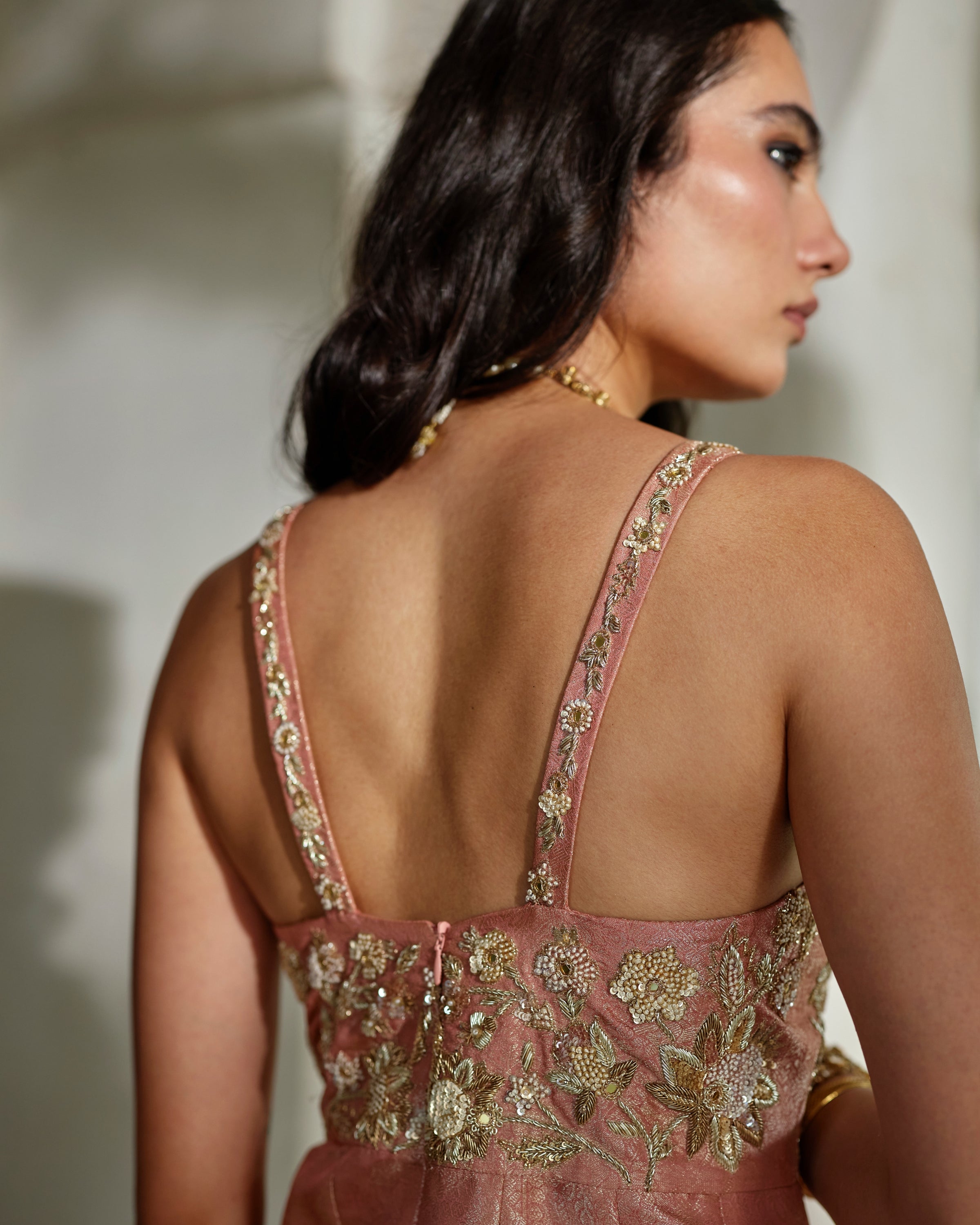 Mira Cape Jumpsuit Set