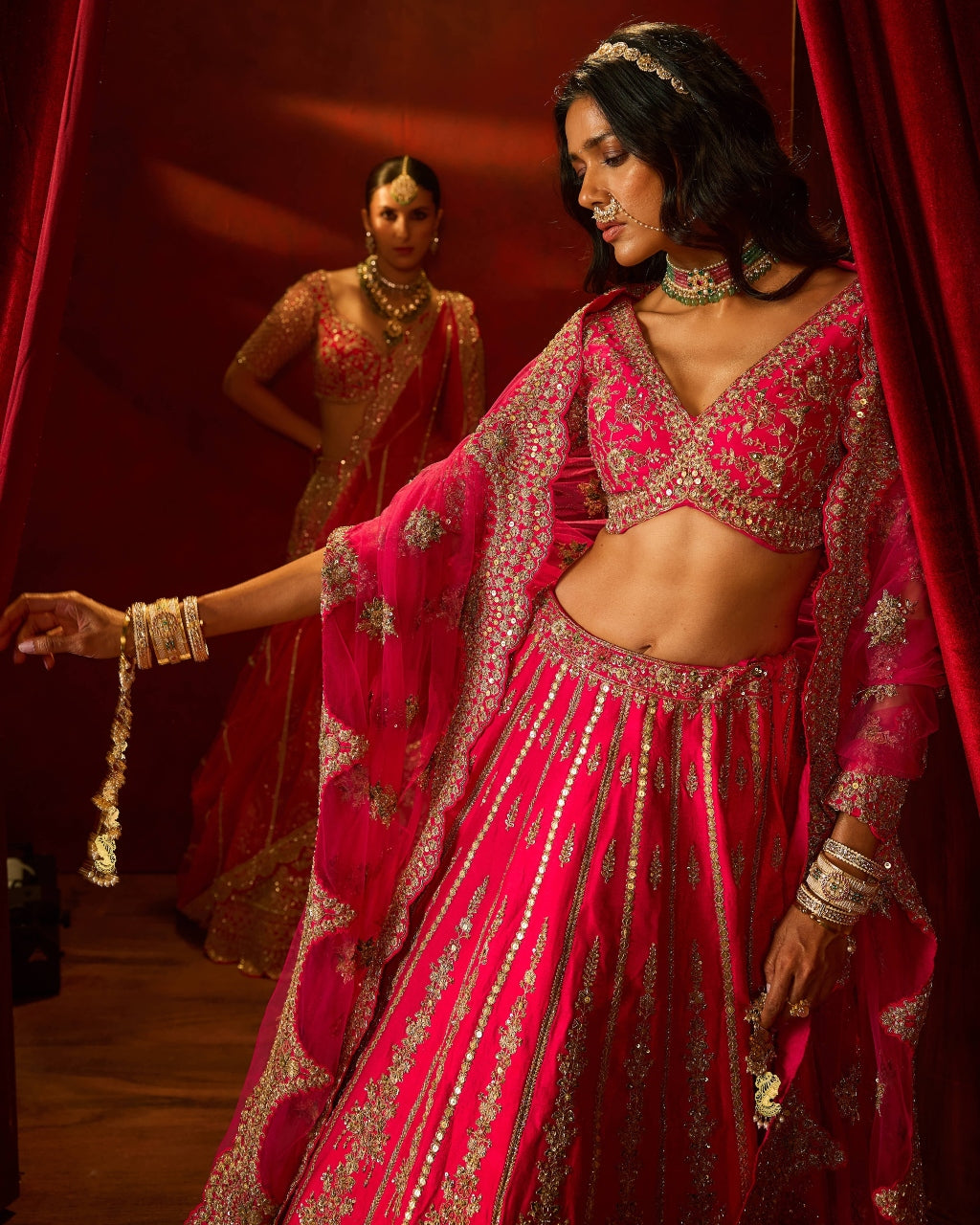 Rani Aakruti Lehenga Set