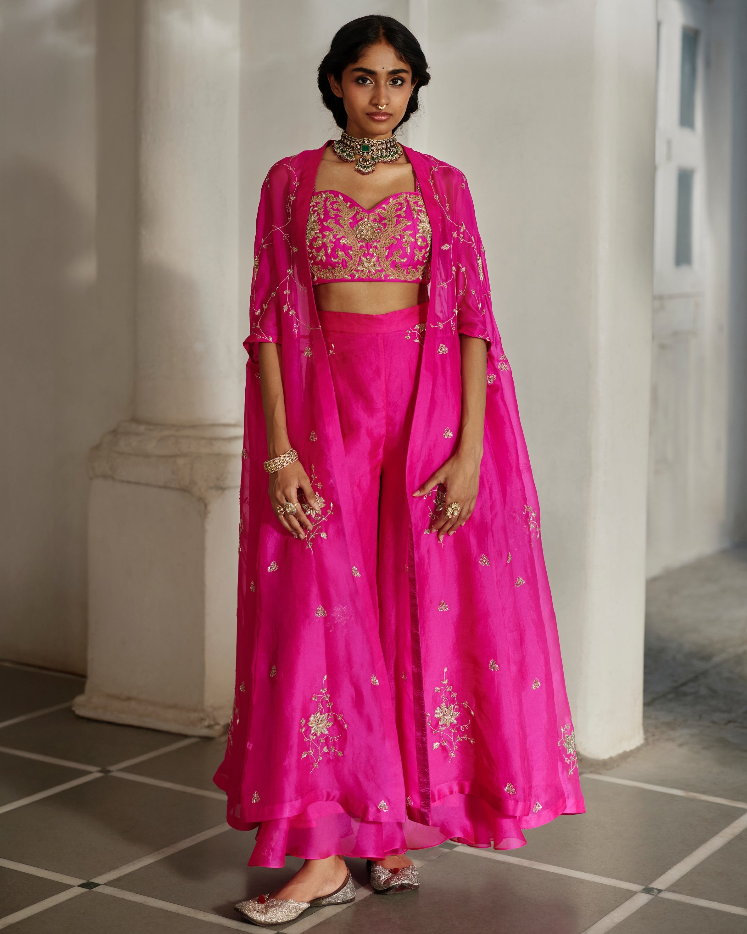 Ari Cape Palazzo Set