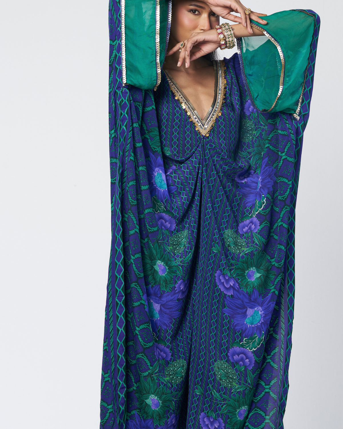 Rimjhim Pere Kaftan Set