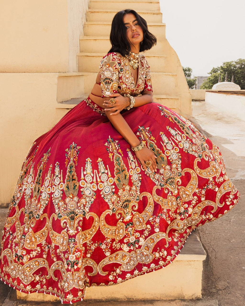 Devi Lehenga Set