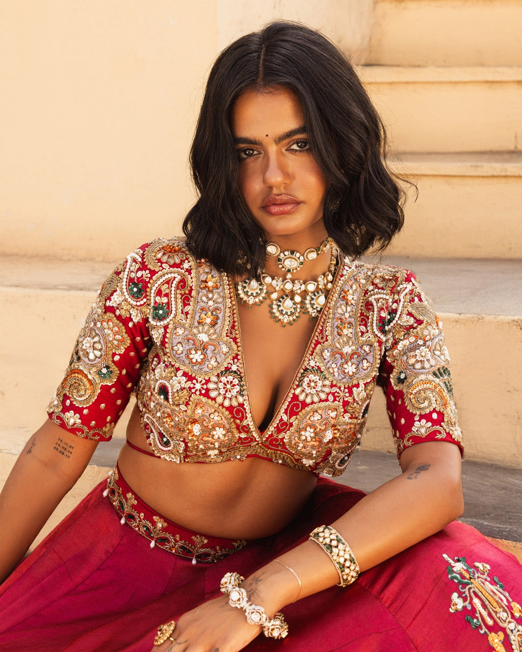 Devi Lehenga Set