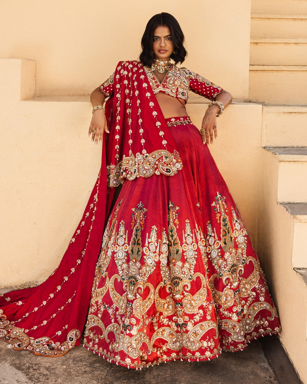 Devi Lehenga Set