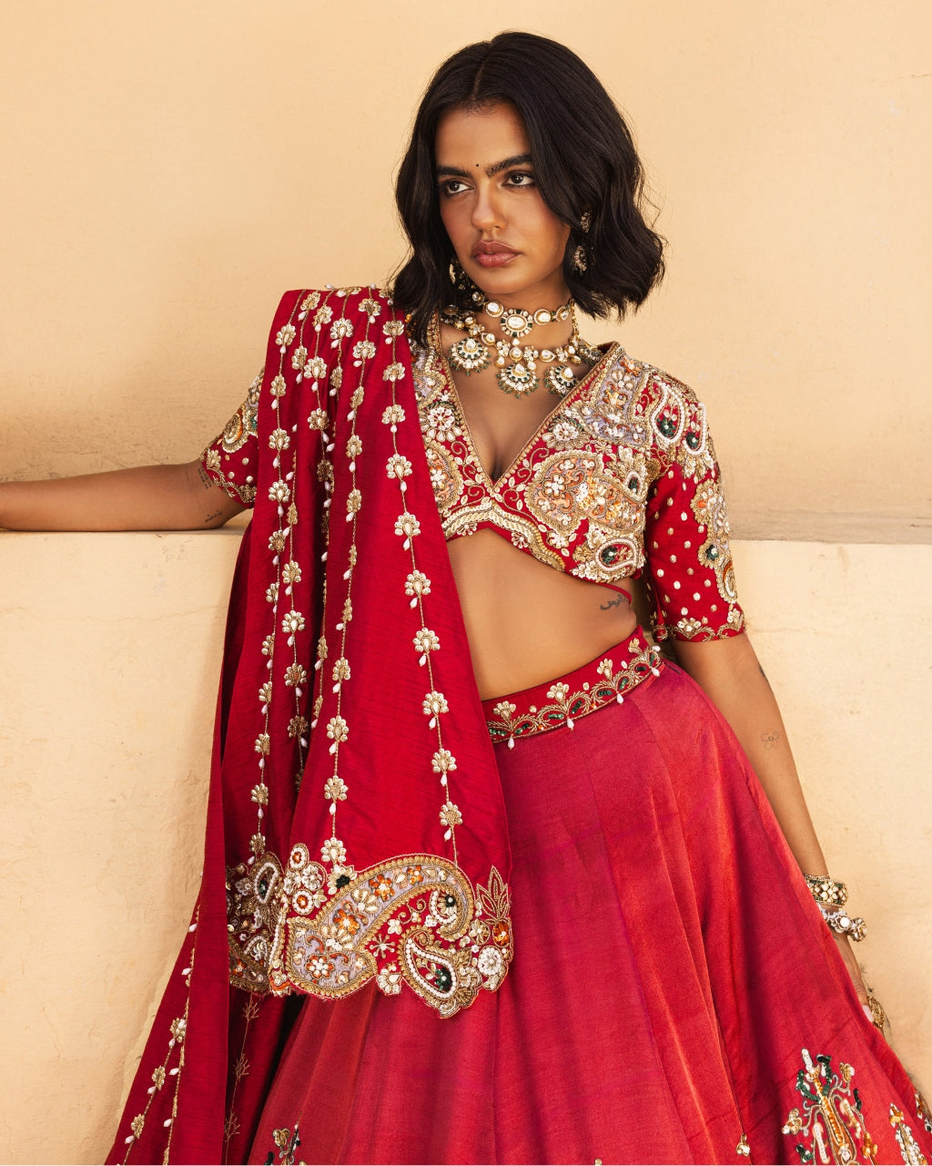Devi Lehenga Set