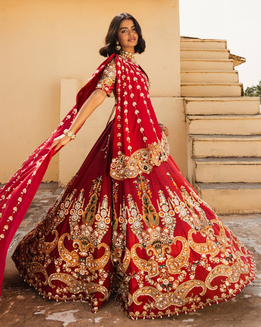Devi Lehenga Set