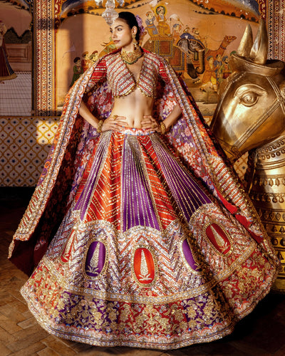 Jharokha Lehenga Set