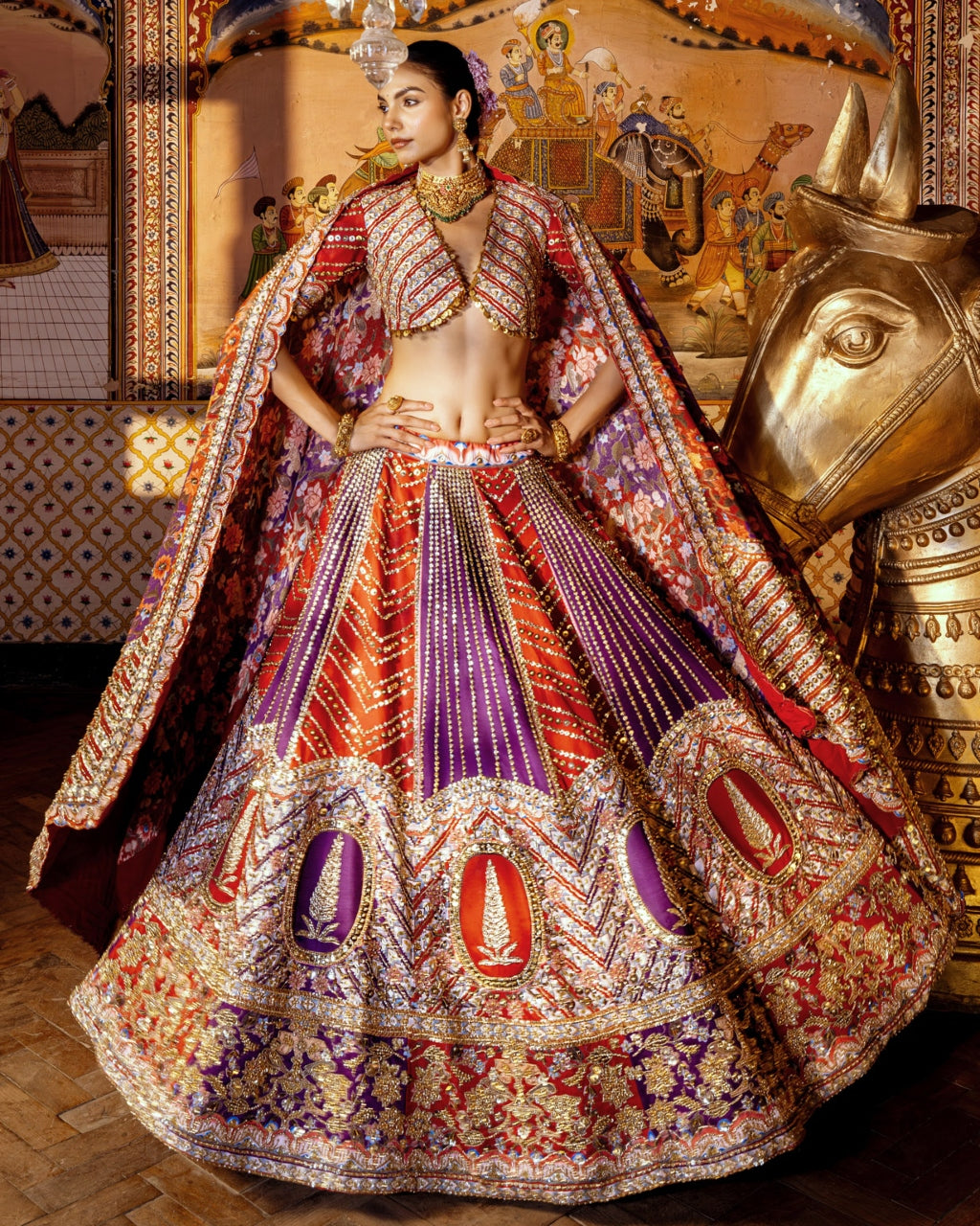 Jharokha Lehenga Set