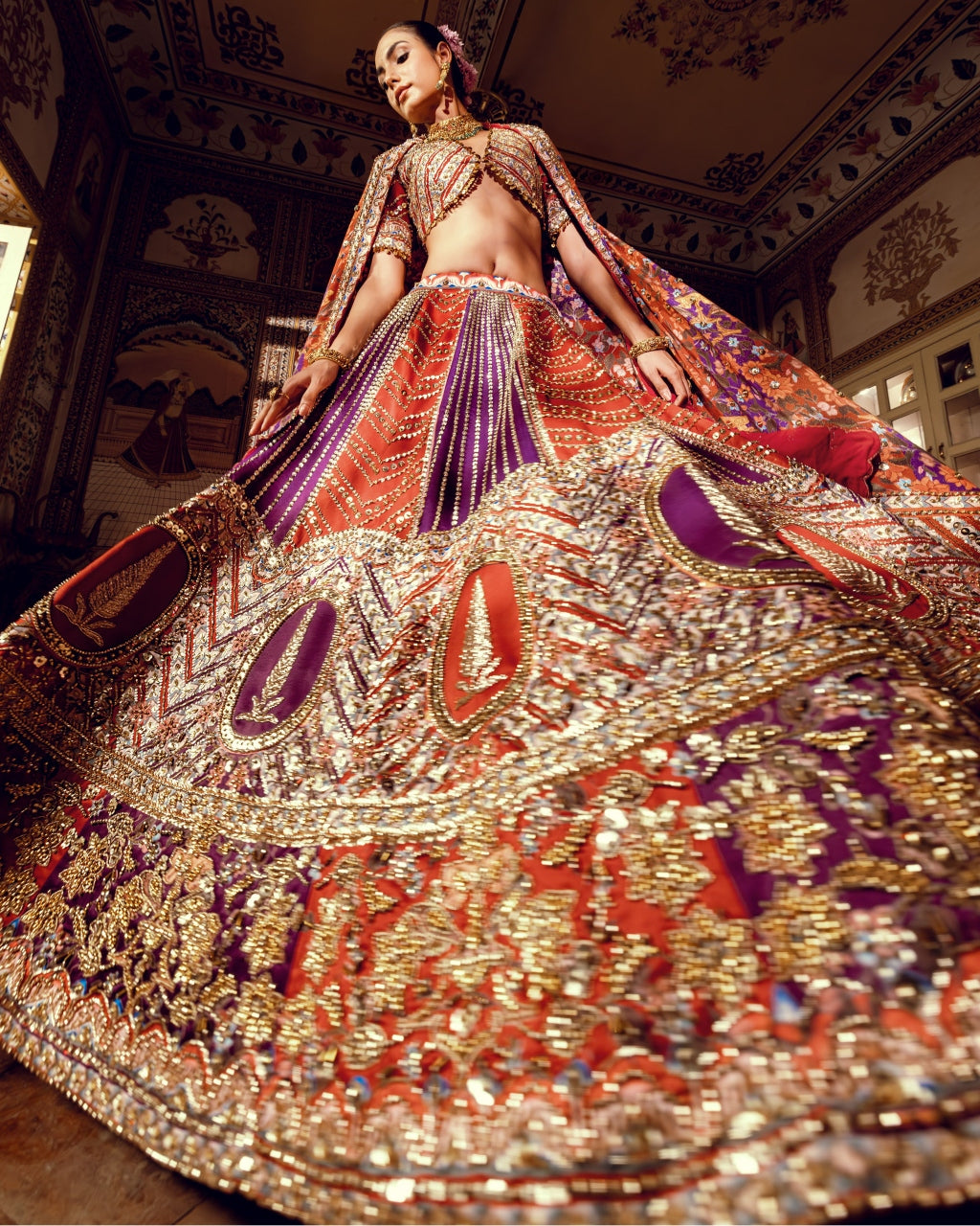 Jharokha Lehenga Set