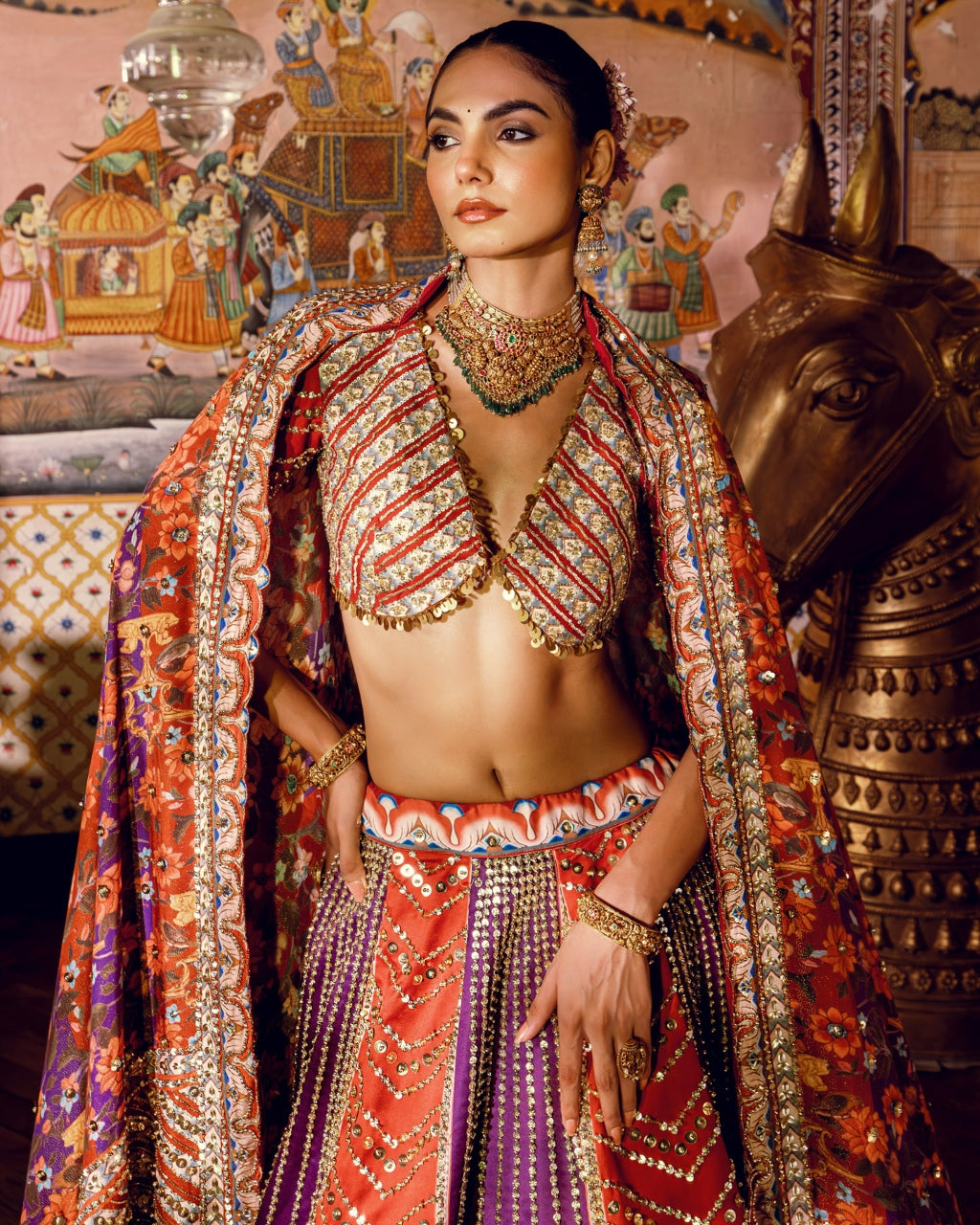 Jharokha Lehenga Set