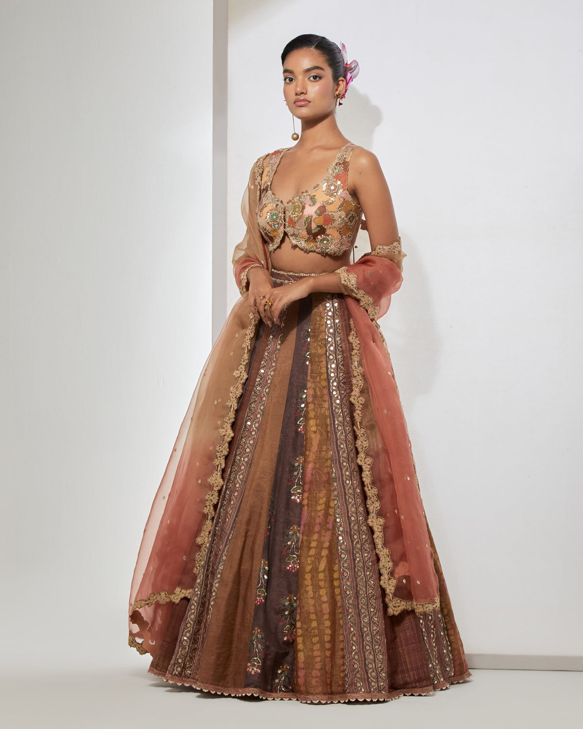 Amber Bloom Lehenga Set