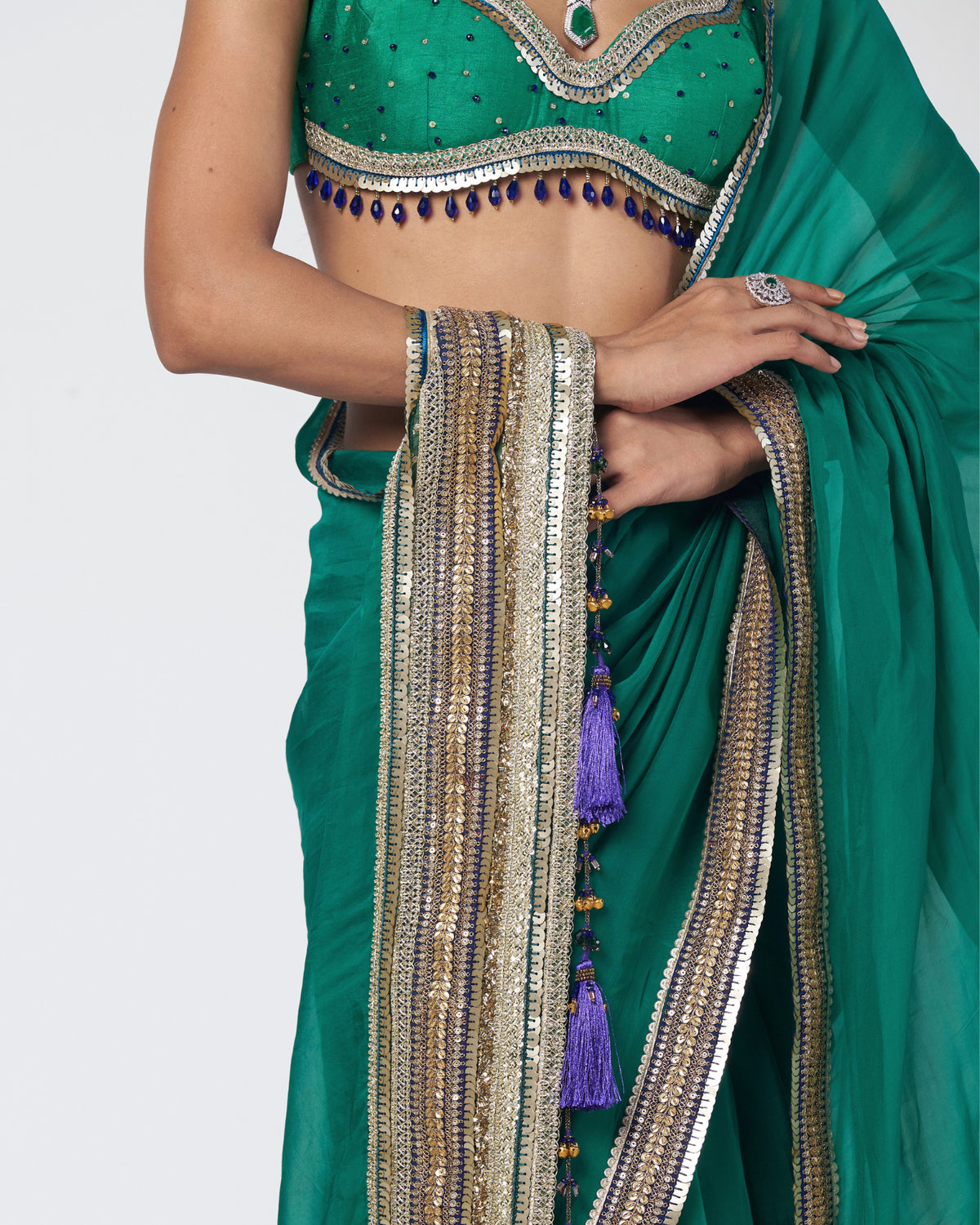 Rimjhim Paro Sari Set