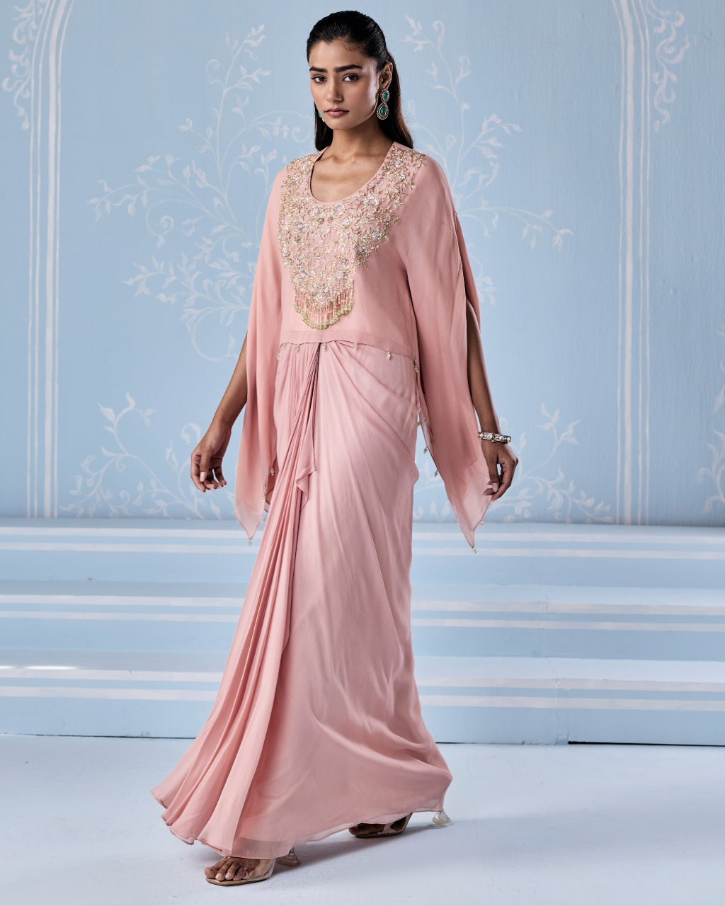 Fizola Kaftan Skirt Set