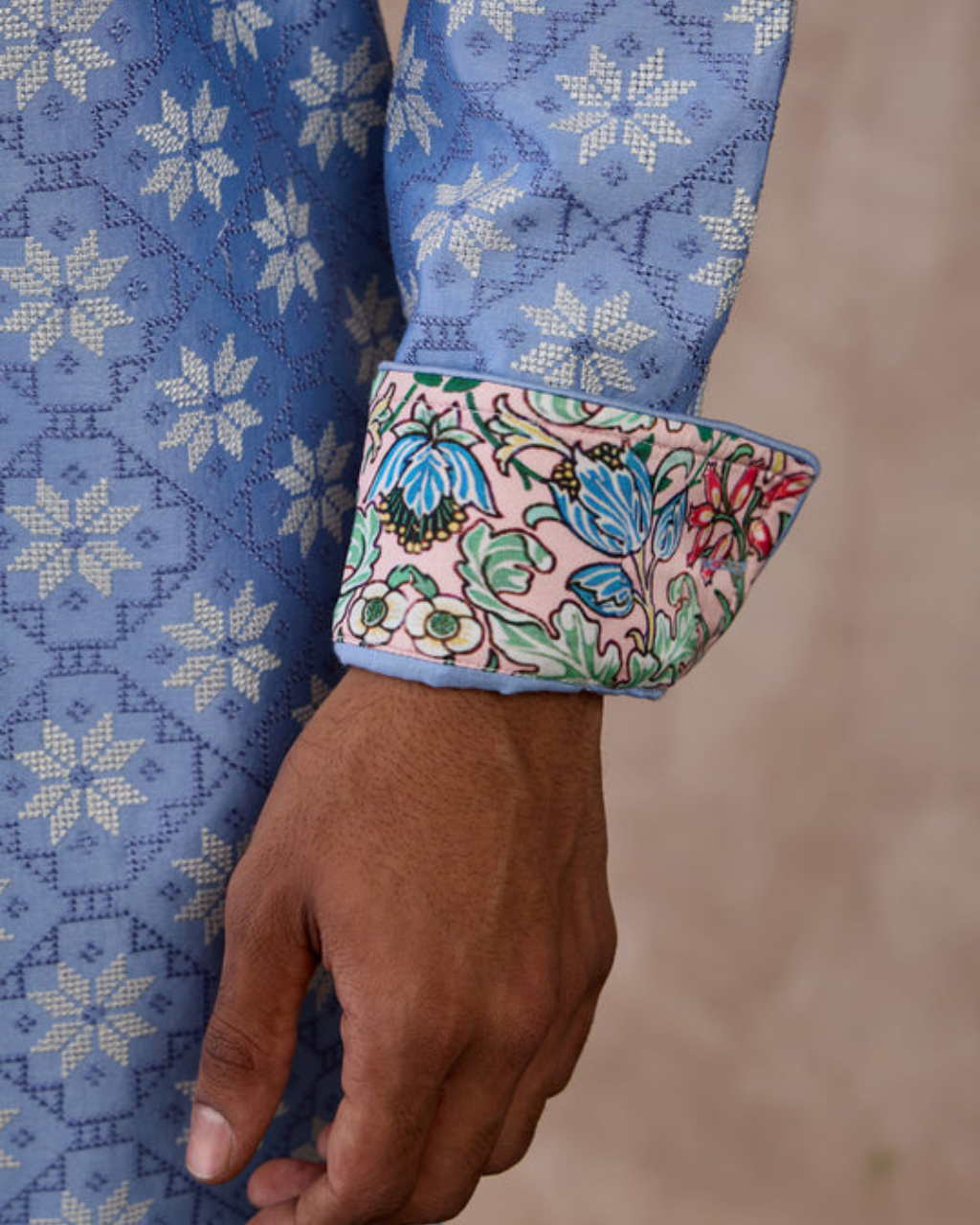 Persian Violet Foe Kurta Set