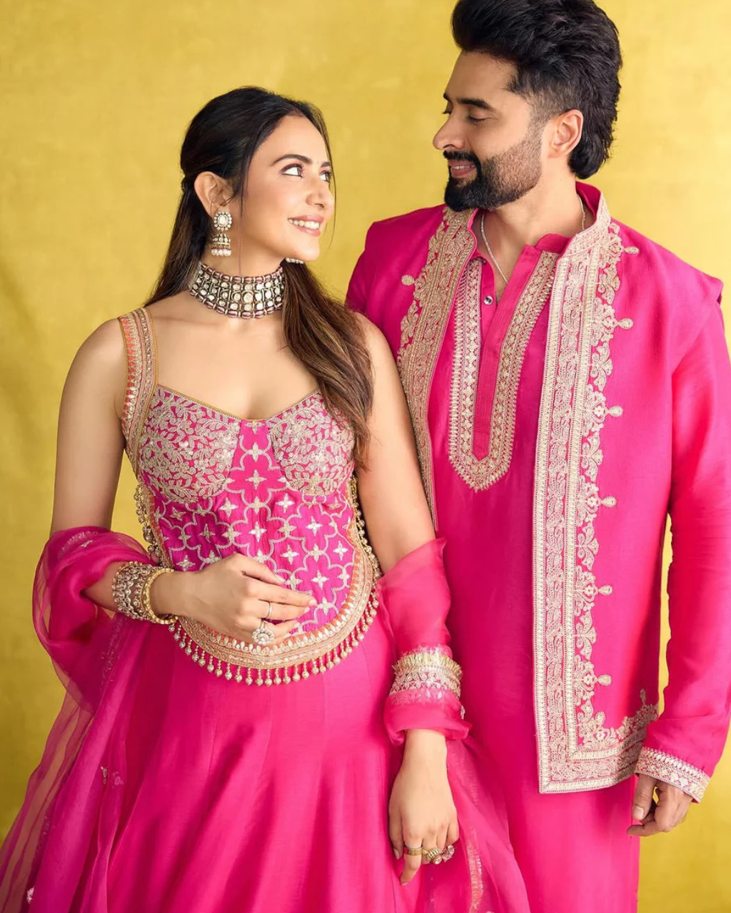 Rakulpreet in the Mariyam Lehenga Set