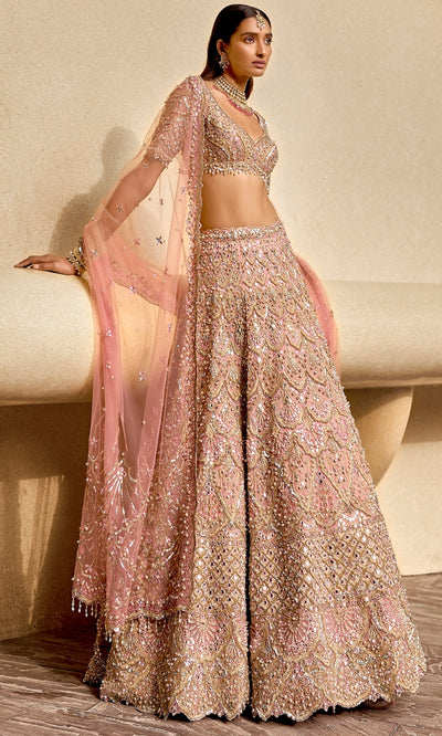 Rose Pink Lehenga Set