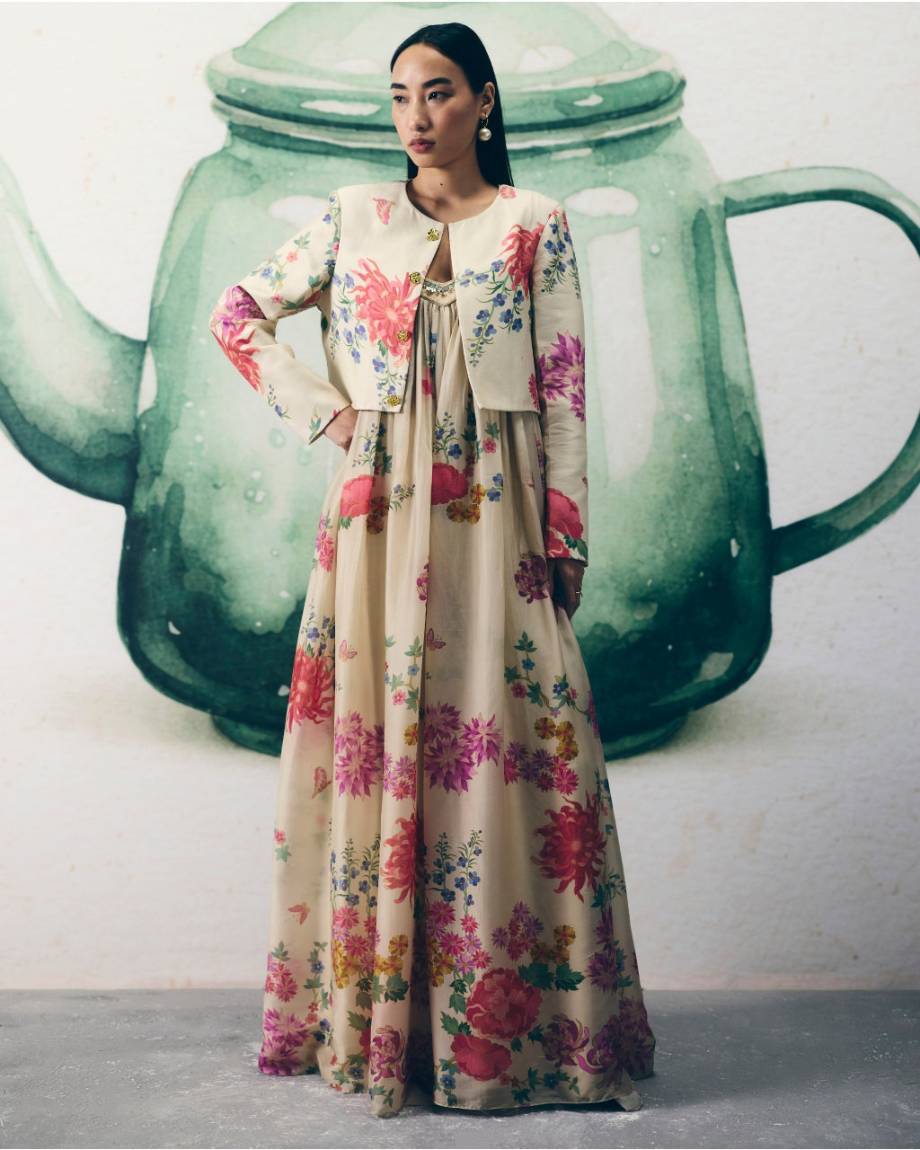 Yume Ivory Jumpsuit Set