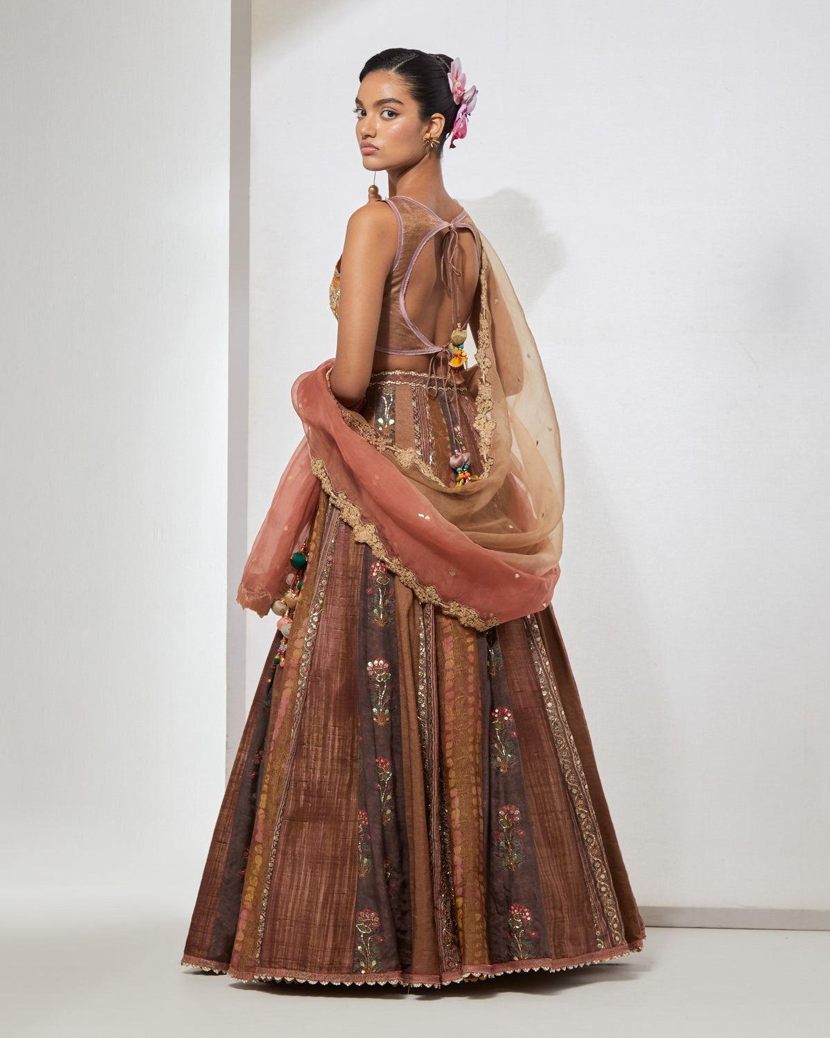 Amber Bloom Lehenga Set
