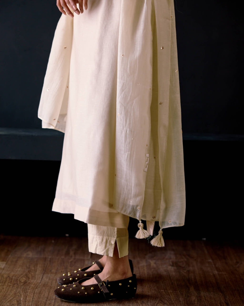 Ivory Straight Kurta Set