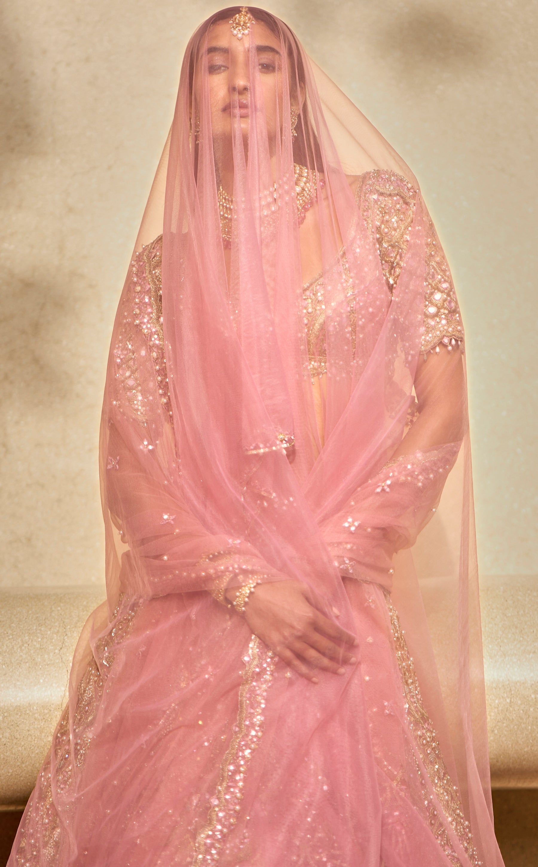 Rose Pink Lehenga Set