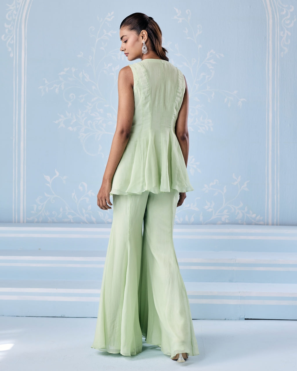 Yessi Peplum Pants Set