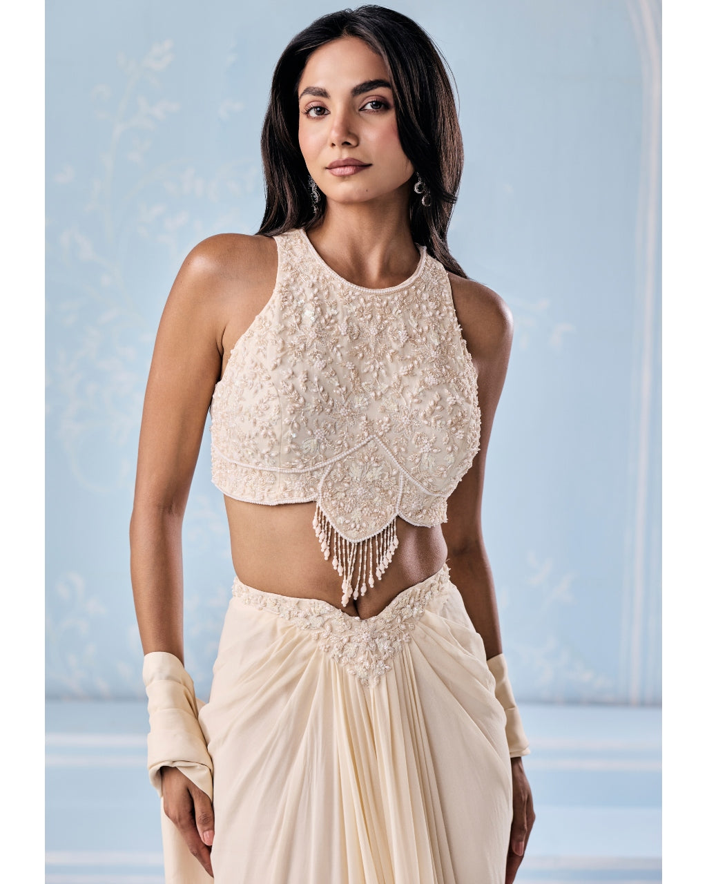 Gisele Choli Skirt Stole