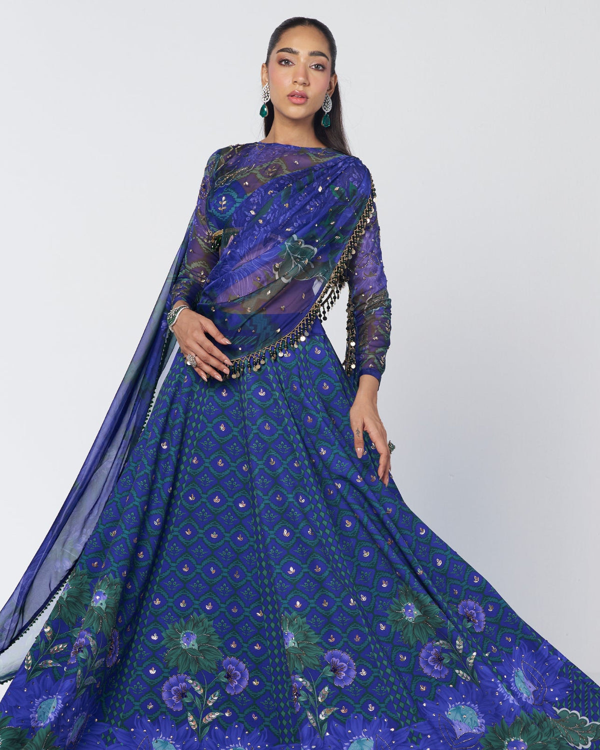 Rimjhim Dolly Drape Lehenga