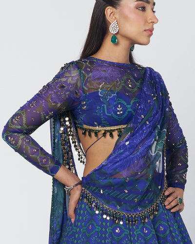 Rimjhim Dolly Drape Lehenga