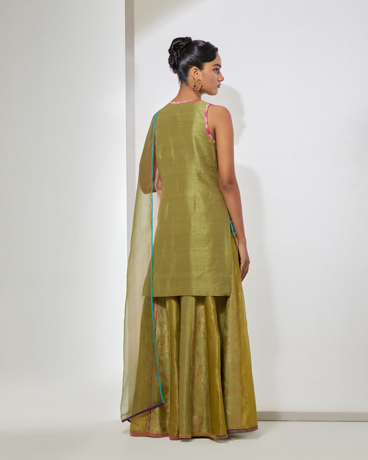 Sage Green Sharara Set