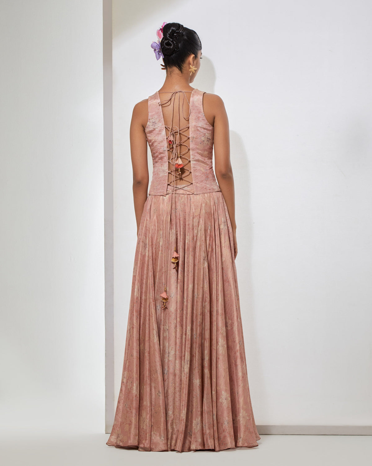 Blush Pink Corset & Skirt
