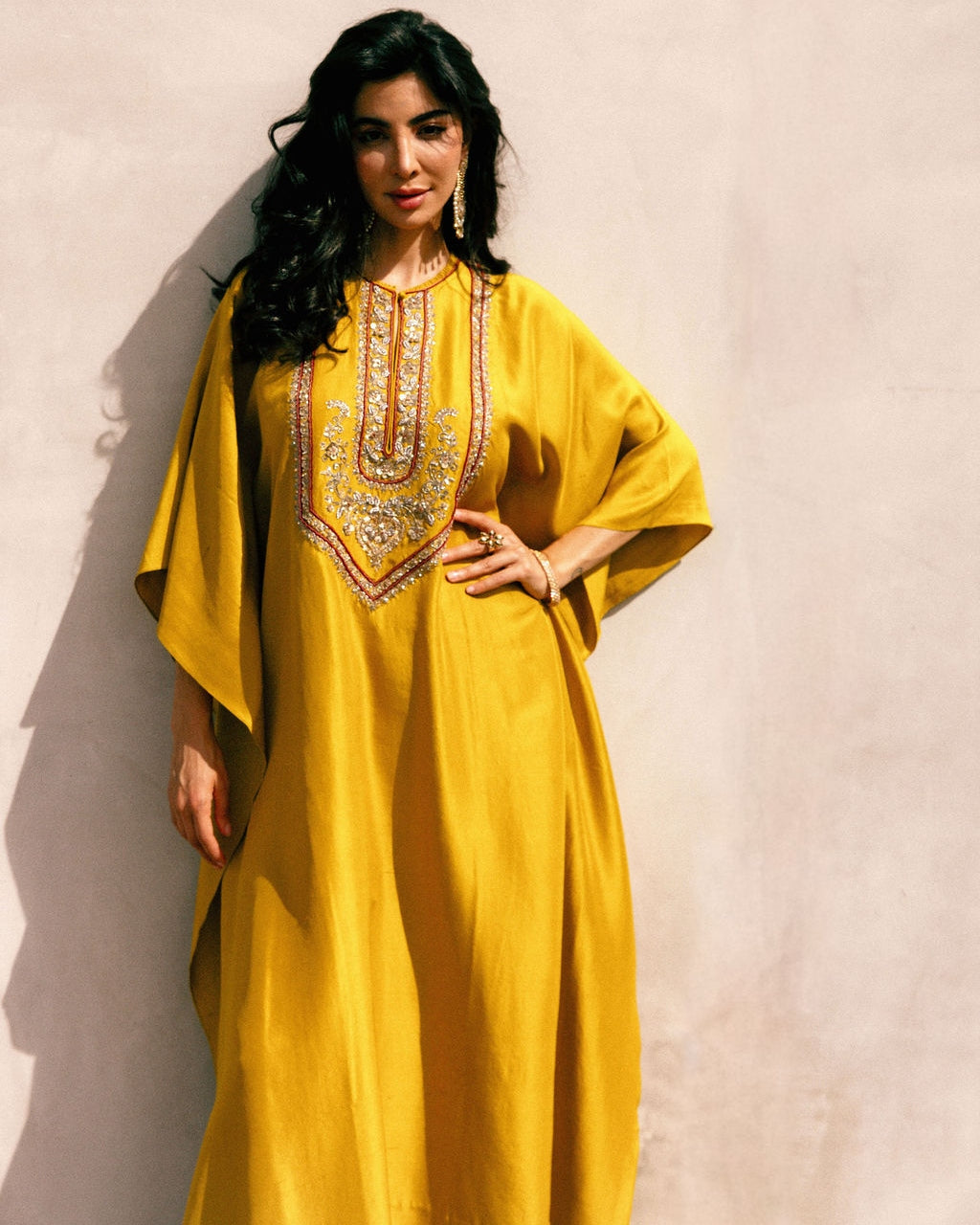 Mustard Thea Kaftan