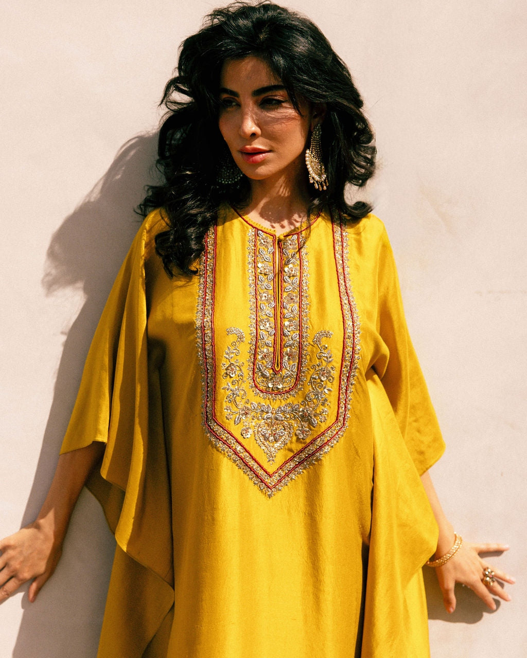 Mustard Thea Kaftan