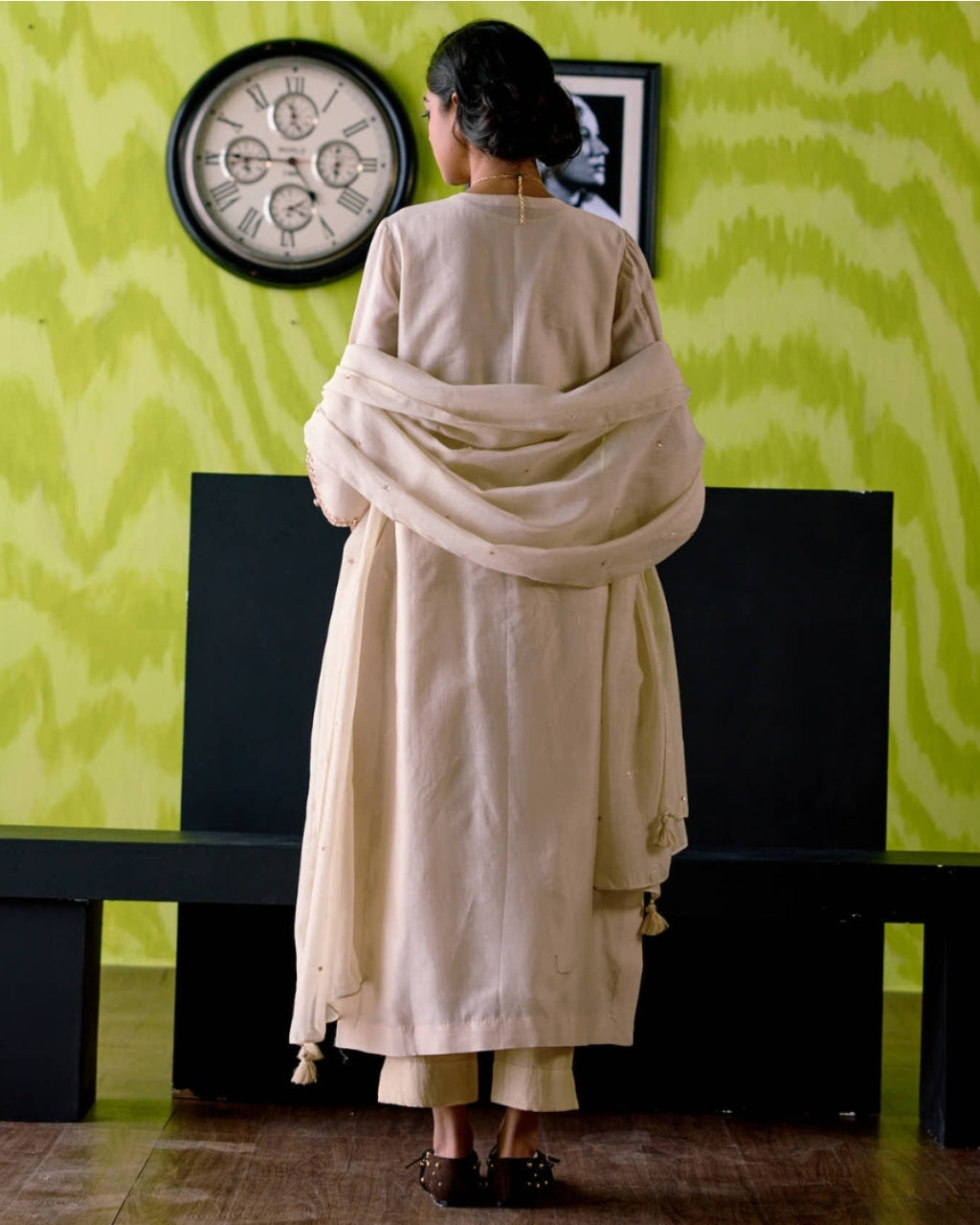 Ivory Straight Kurta Set