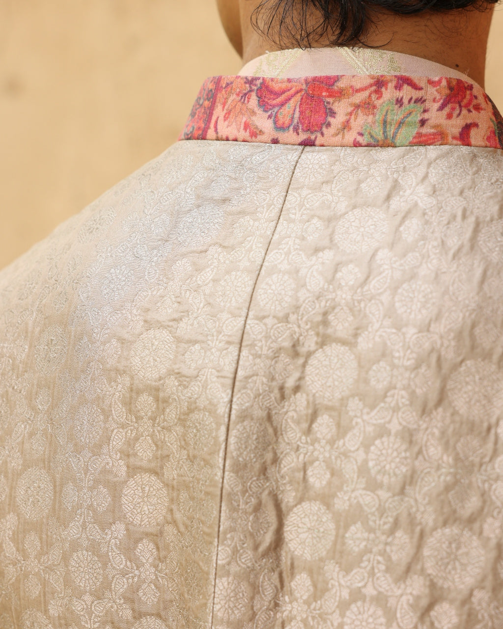 Pink Silk Bundi Set