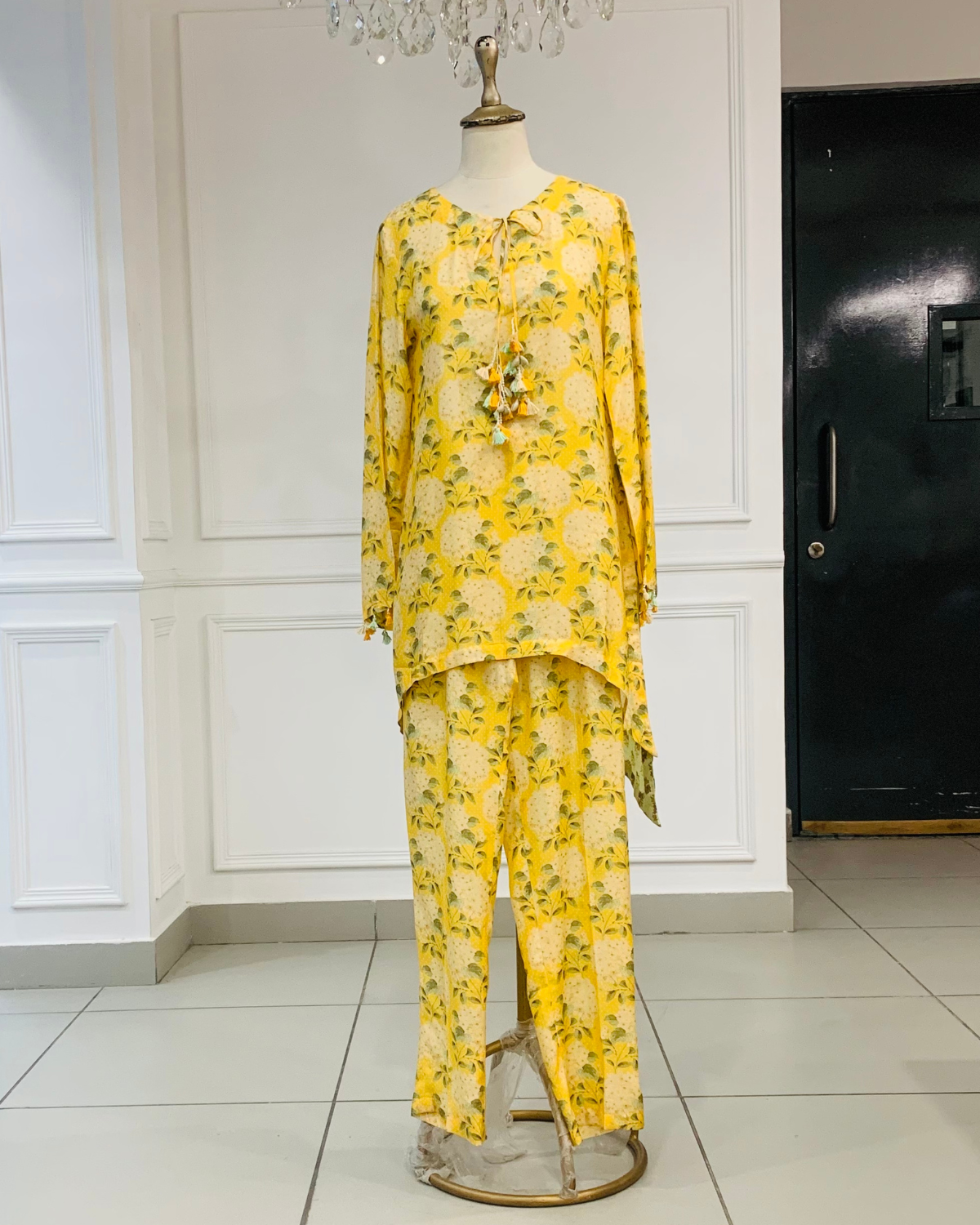 Yellow Printed Co-Ord Set