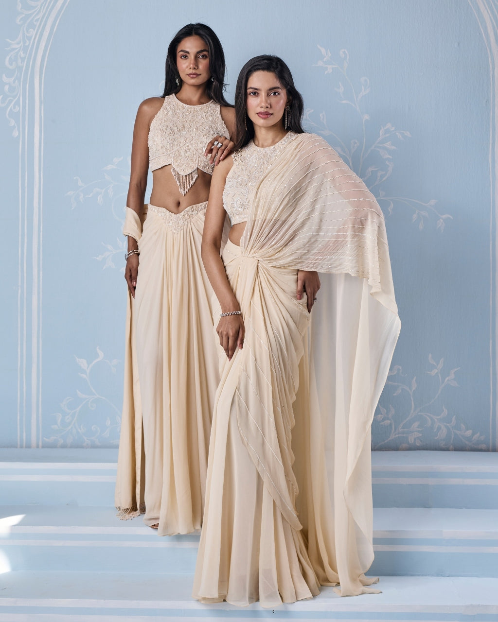 Gisele Choli Skirt Stole