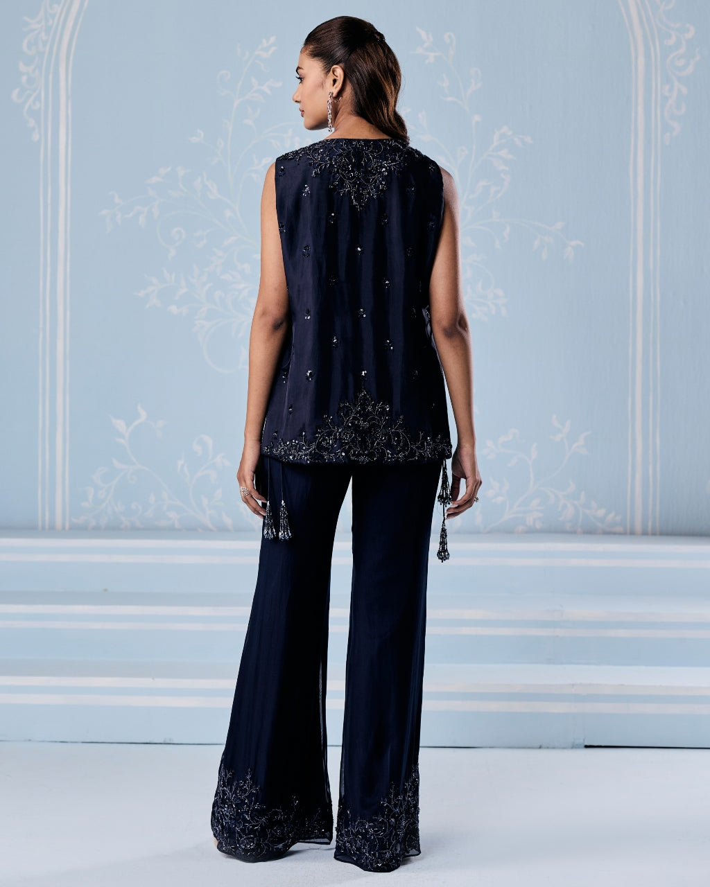 Sakura Camitop Jacket Pants Set