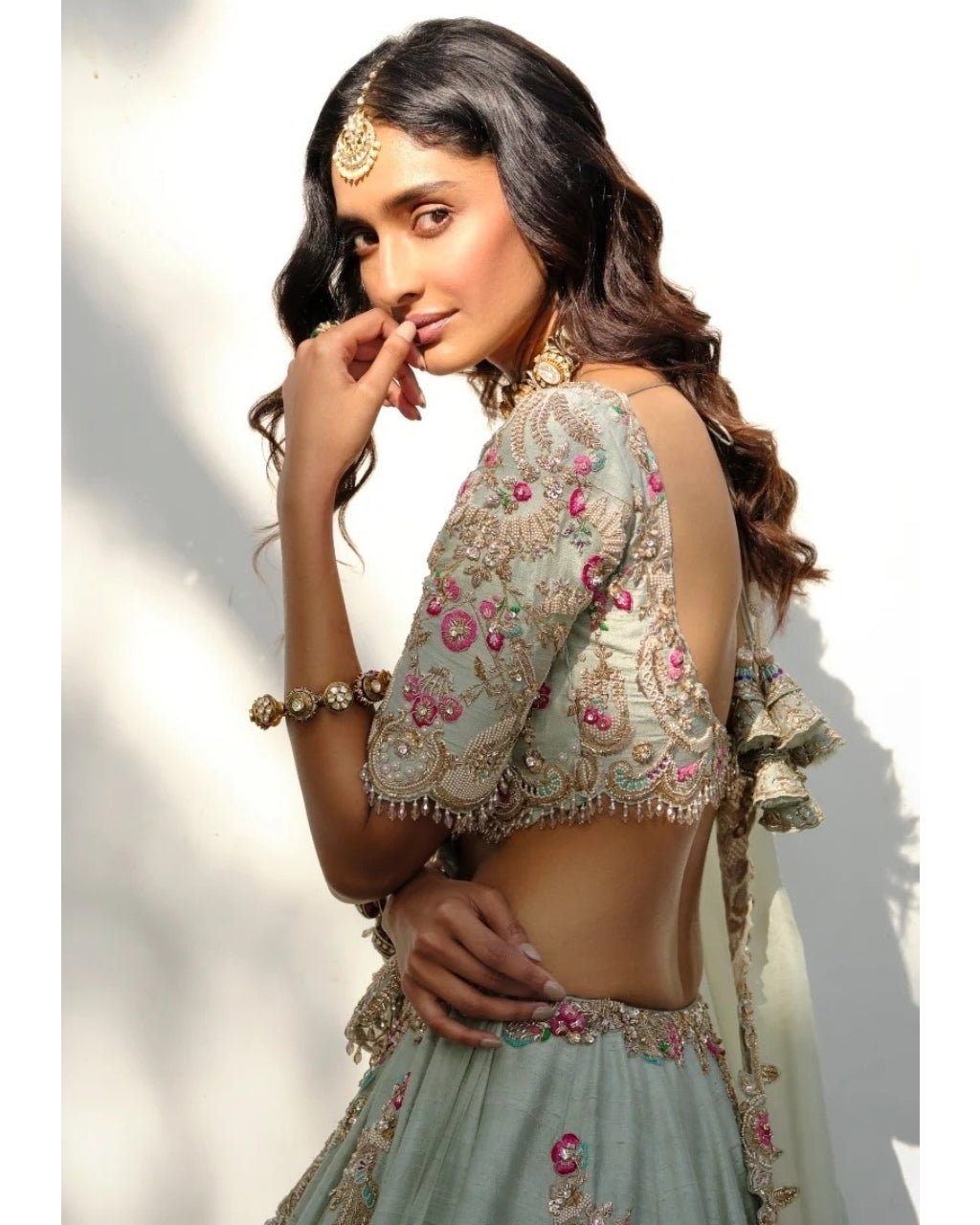 Rachel Raw Silk Lehenga Set