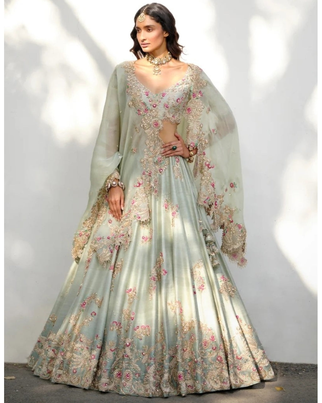 Rachel Raw Silk Lehenga Set