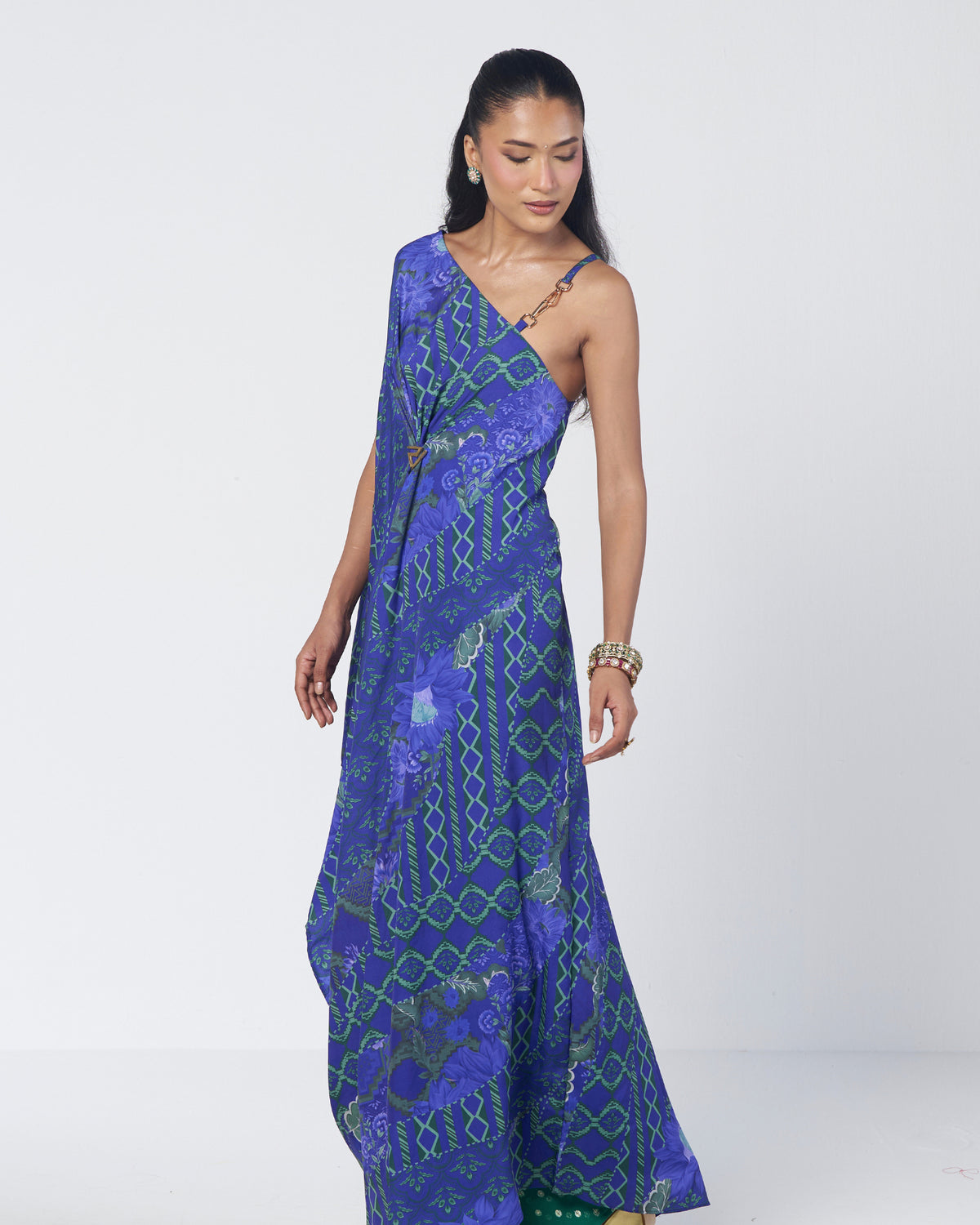Rimjhim Drape Duo Kaftan Set