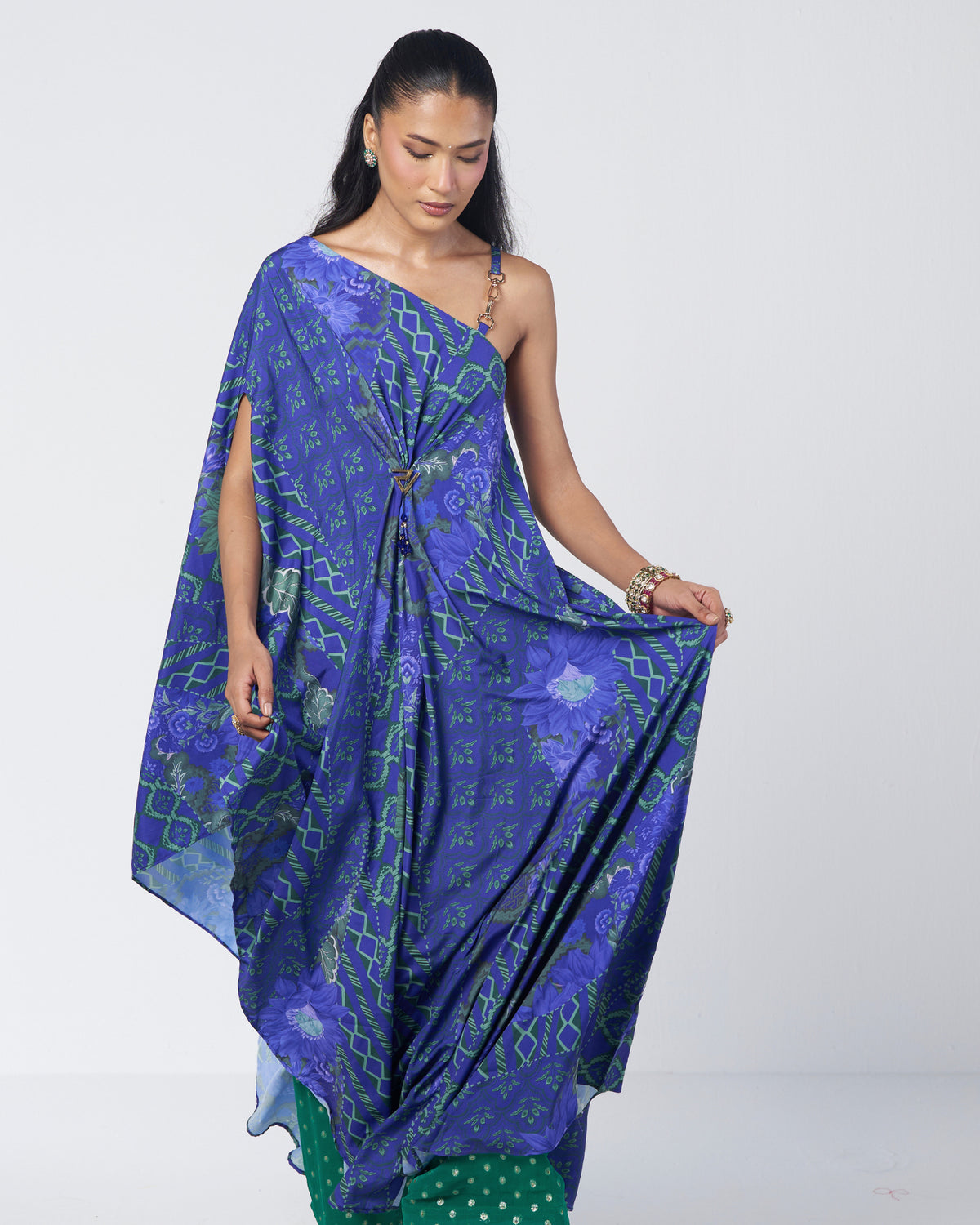 Rimjhim Drape Duo Kaftan Set