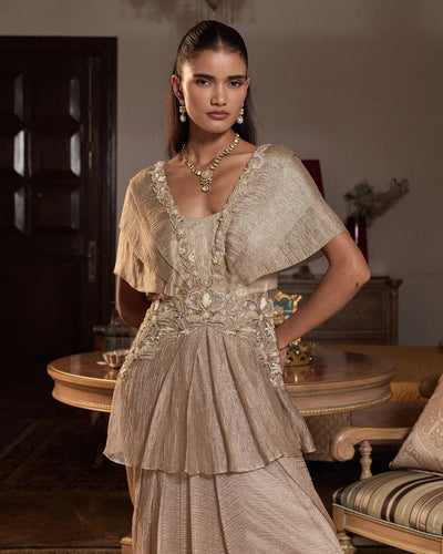 Kangana Peplum Skirt Set