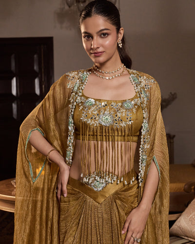 Navya Drape Skirt Set