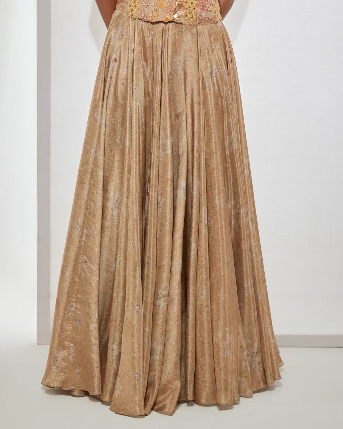 Champagne Gold Corset & Skirt