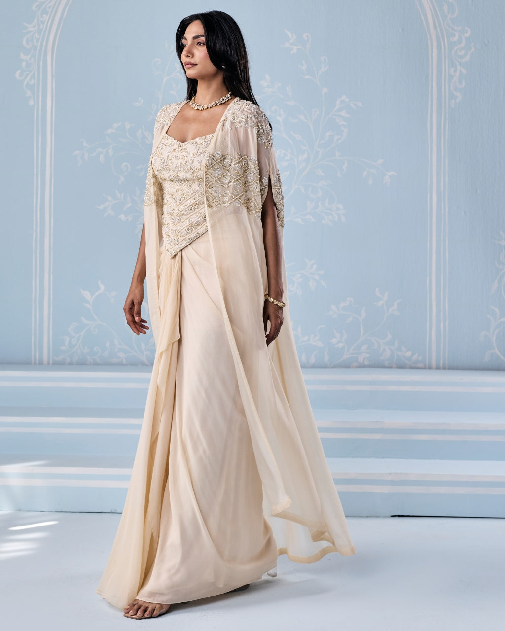 Selita Choli Cape Skirt