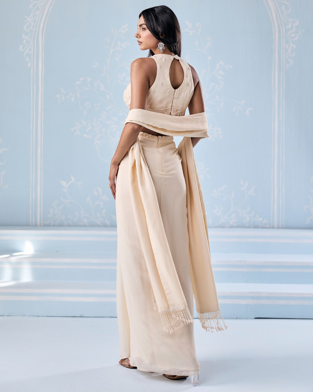 Gisele Choli Skirt Stole