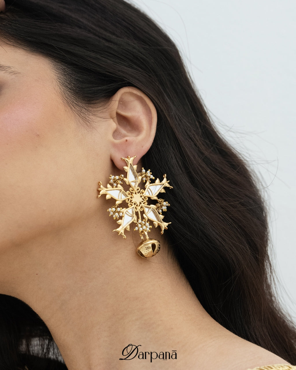 Darpan Meen Studs | Amama Jewelry – KYNAH